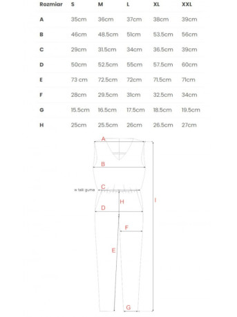 K009 One-piece jumpsuit with v-neck - black