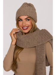 M895 Ribbed beanie - beige