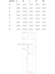 K009 One-piece jumpsuit with v-neck - navy blue