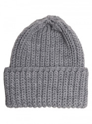 M895 Ribbed beanie - grey