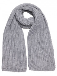M896 Ribbed scarf - grey