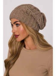 M897 Cable knit beanie - beige