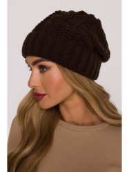 M897 Cable knit beanie - brown