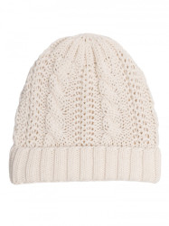 M897 Cable knit beanie - ecru