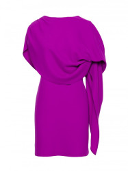S423 Dress with cape - lavender
