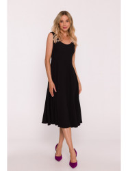 S424 Fit & flare dress - black