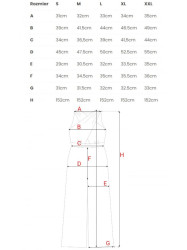 K029 Cross front jumpsuit - black