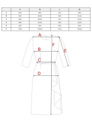 S425 Dress with ruffle detail - black