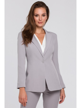 K036 Single buttom blazer - grey