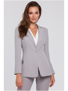 K036 Single buttom blazer - grey
