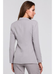 K036 Single buttom blazer - grey