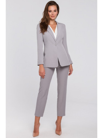 K036 Single buttom blazer - grey