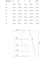 K036 Single buttom blazer - black