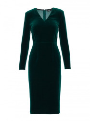 M889 Velvet bodycon dress - green