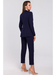 K036 Single buttom blazer - deep blue
