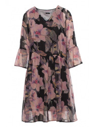 S214 Chiffon dress with drop waist - model 3