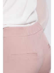 K055 Slim leg trousers - crepe pink