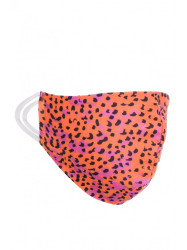 Protective mask with print - orange
